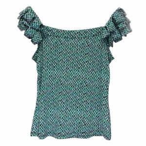 Lily Abstract Print Sleeveless Top